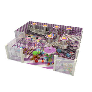 A Dreamy Purple Indoor Comprehensive Large Children’s Soft Play Customization
