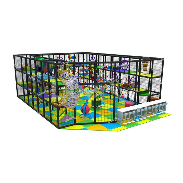 Children Plastic Indoor Soft Play Area for Birthday Party 