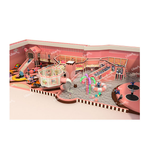 The Theme Playground of Indoor Colorful Candy House